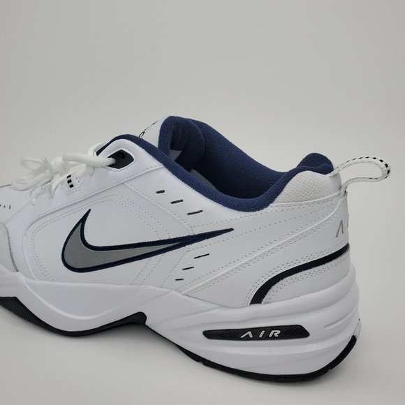 Nike Air Monarch IV Shoes White Silver Blue 415445-102 Men's 12 *LEFT SHOE ONLY* - Picture 5 of 10